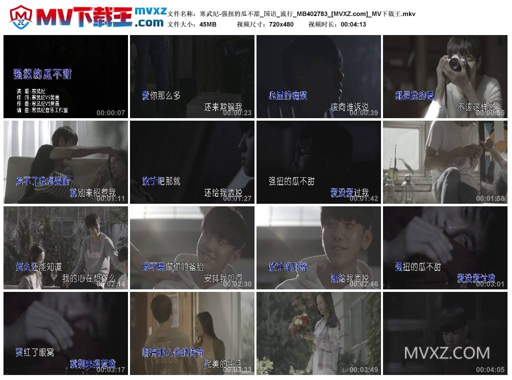 寒武纪-强扭的瓜不甜_国语_流行_MB402783